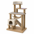 Árbol para Gatos con Rascador de Madera y Sisal
