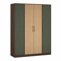 Armario de 4 puertas de Madera y MDF 180x60x210 cm