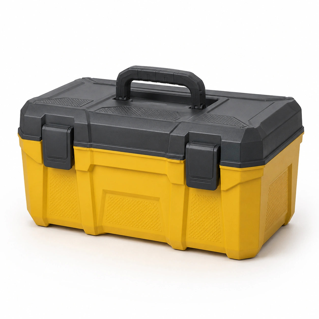 Caja de herramientas de plástico PP Amarillo/Negro