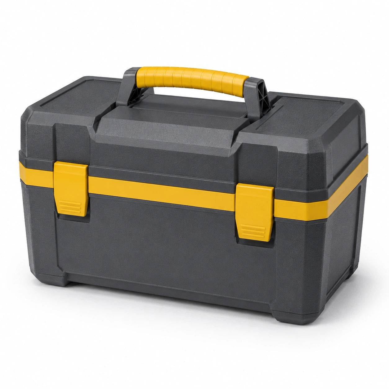 Caja de Herramientas de Plástico Negro/Amarillo 40x20x25 cm