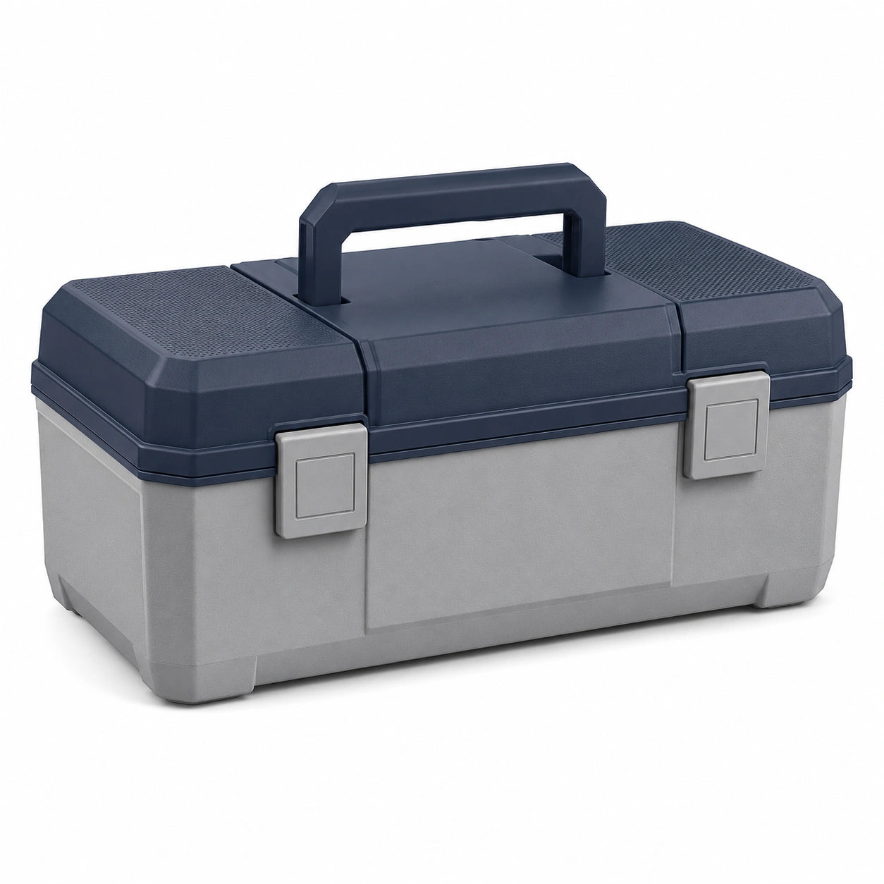 Caja de herramientas de plástico polipropileno Azul/Gris 40cm